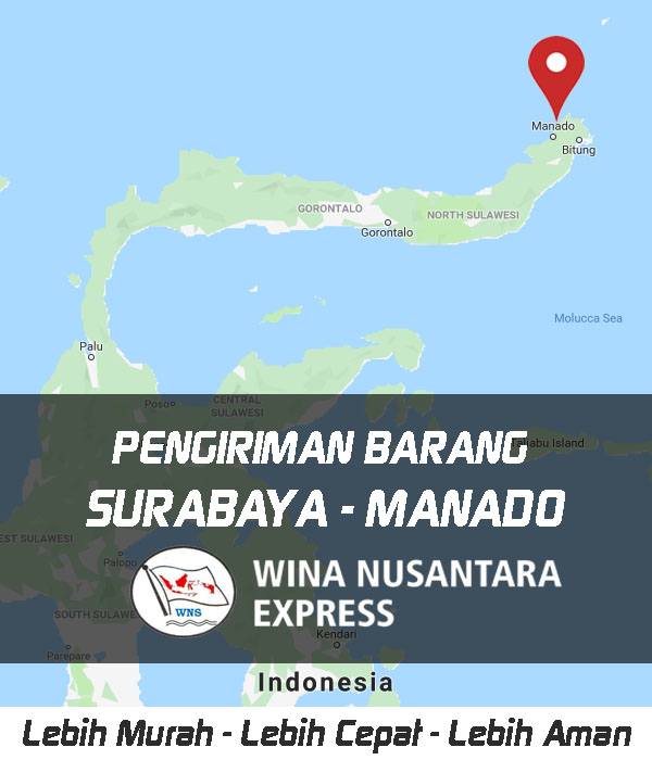 pengiriman barang surabaya manado